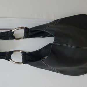 Tignanello Large Black leather bag